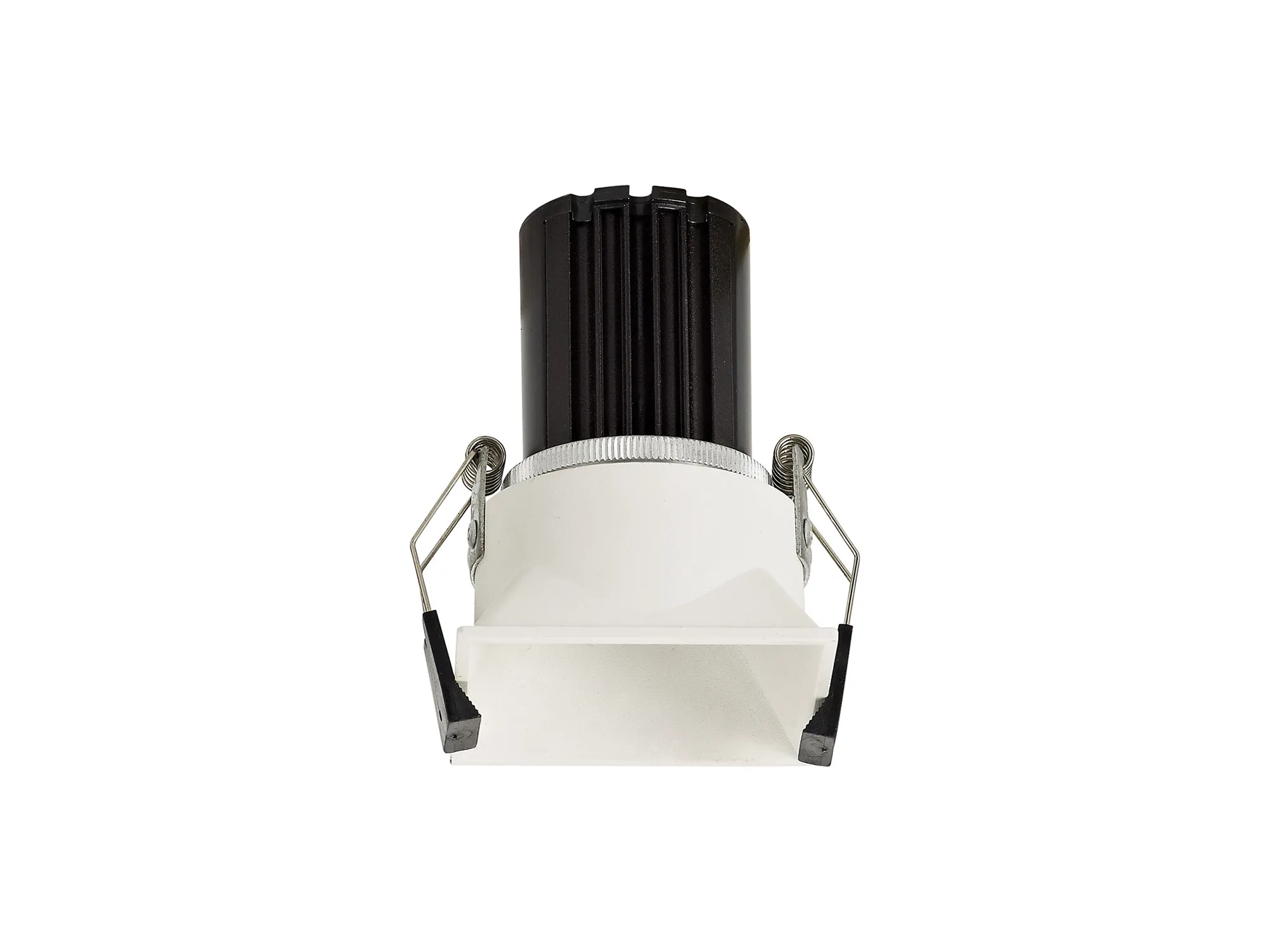 Biox 10 Tridonic Powered 10W 2700K 710lm 36° CRI>90 LED Engine White Square Fixed Recessed Spotlight, IP20 DM201269  Dlux Biox 10